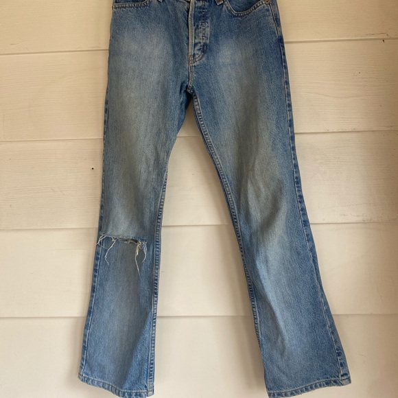 Vintage 90s Gap Blue Jeans bootcut size 1 - Picture 2 of 7